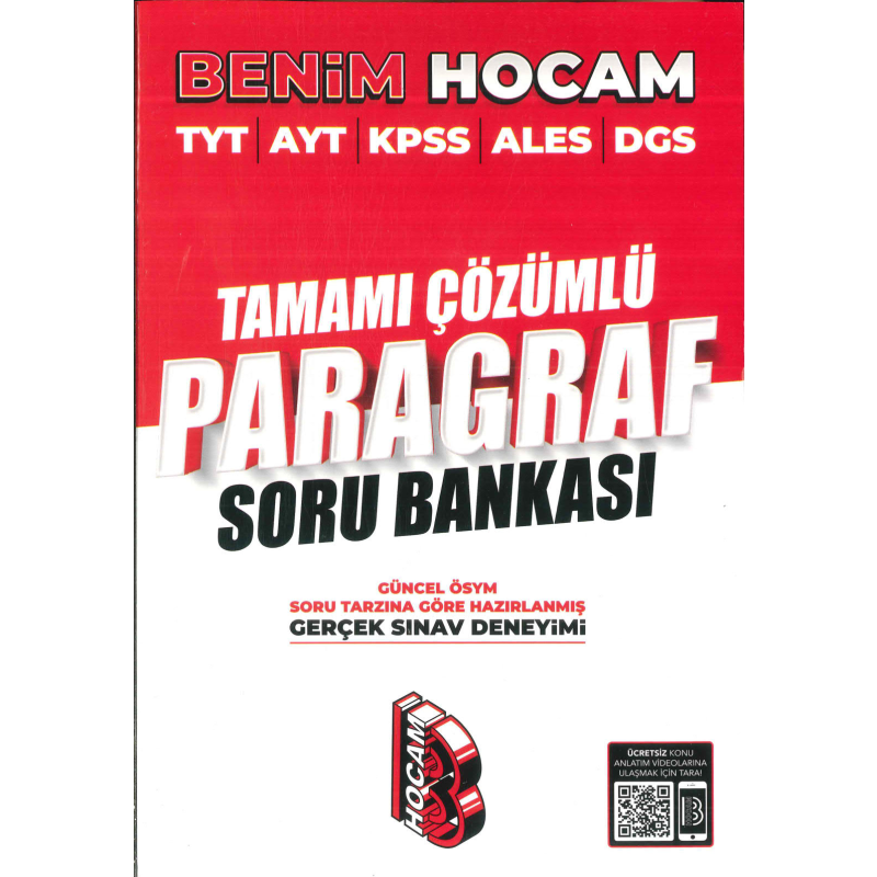 TAMAMI ÇÖZÜMLÜ PARAGRAF SORU BANKASI