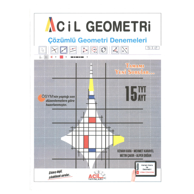 TYT AYT Acil Geometri 15 Çözümlü Denemeleri