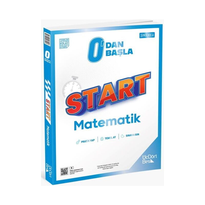 0' dan (Sıfırdan) Başla Start Matematik Şenol Hoca Üç Dört Beş Yayınları