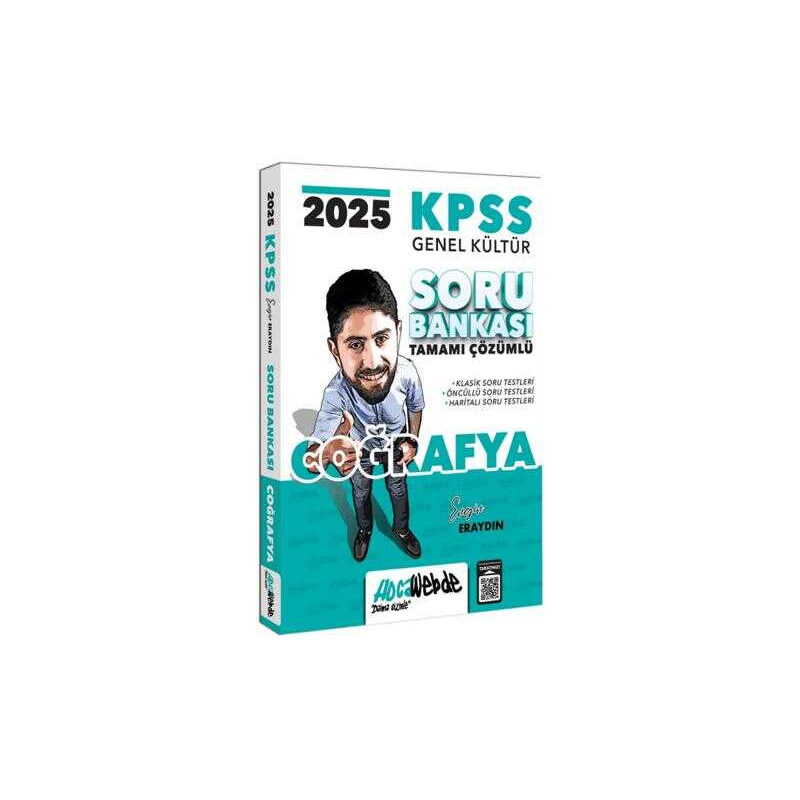 2025 KPSS Coğrafya Tamamı Çözümlü Soru Bankası HocaWebde Yayınları