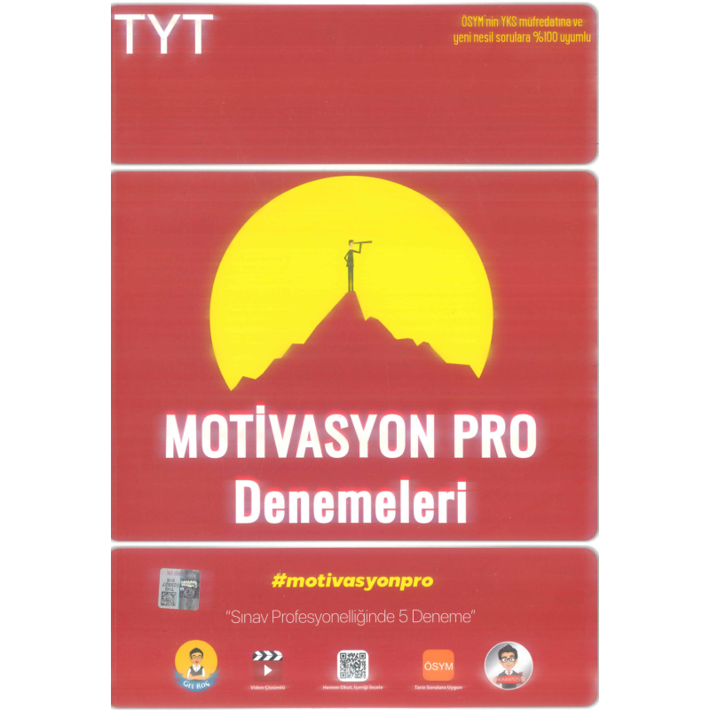 TYT MOTİVASYON PRO DENEMELERİ 5 ADET