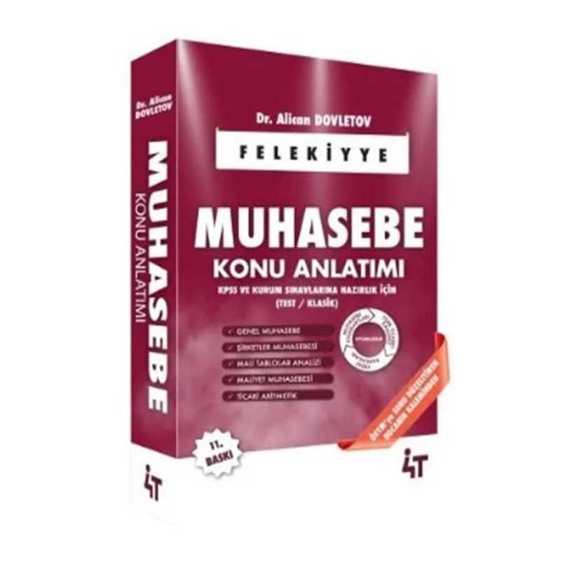KPSS A Grubu Muhasebe Felekiyye Konu Anlatımı 11. Baskı 4T Yayınları