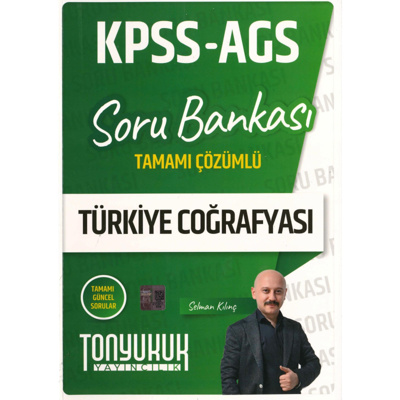 2026 KPSS AGS Türkiye Coğrafyası Tamamı Çözümlü Soru Bankası Tonyukuk Yayıncılık