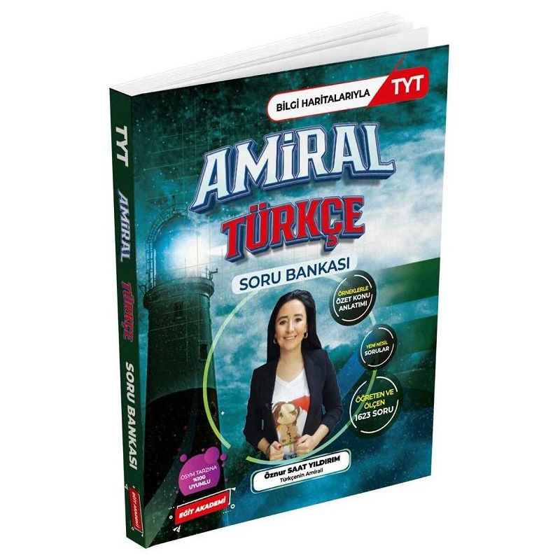 TYT Amiral Bilgi Haritalarıyla Türkçe Soru Bankası Mehmet Eğit