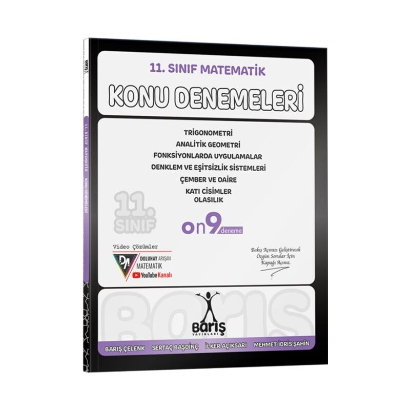 11. Sınıf Matematik Konu Denemeleri Barış Yayınları