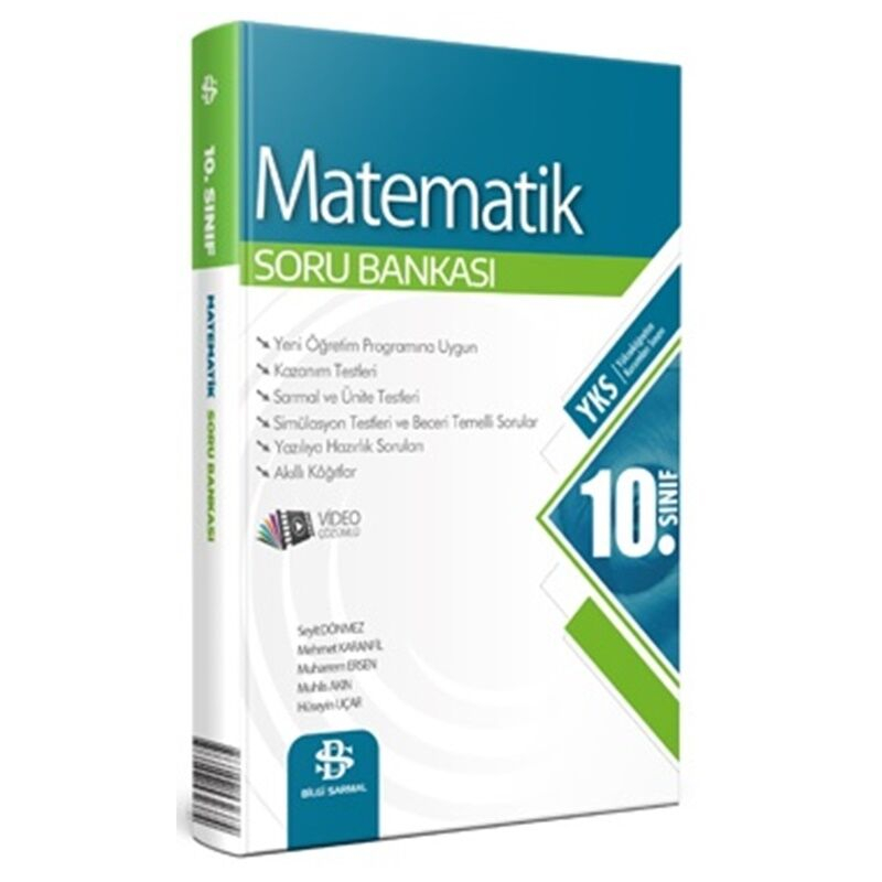 10. Sınıf Matematik Soru Bankası Video Çözümlü Bilgi Sarmal Yayınları