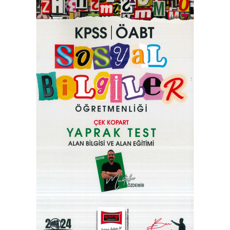 ÖABT SOSYAL BİLGİLER ÖĞRETMENLİĞİ ÇEK KOPAR YAPRAK TEST ALAN BİLGİSİ ALAN EĞİTİMİ