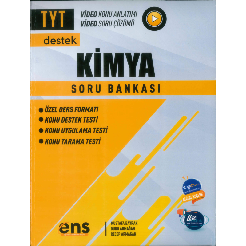 TYT Kimya Destek Soru Bankası Ens Yayıncılık