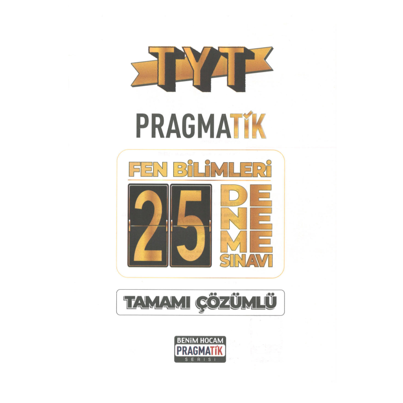 TYT Tamamı Çözümlü Fen Bilimleri 25 Deneme Sınavı Pragmatik Serisi