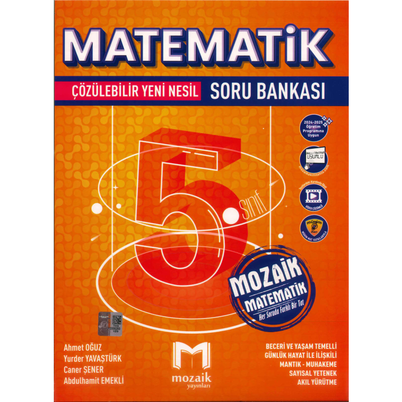 5. Sınıf Matematik Soru Bankası Mozaik Yayınları