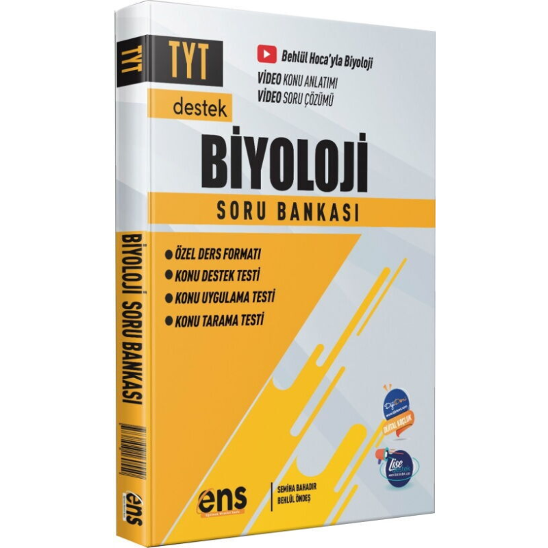 TYT Biyoloji Destek Soru Bankası ENS Yayıncılık