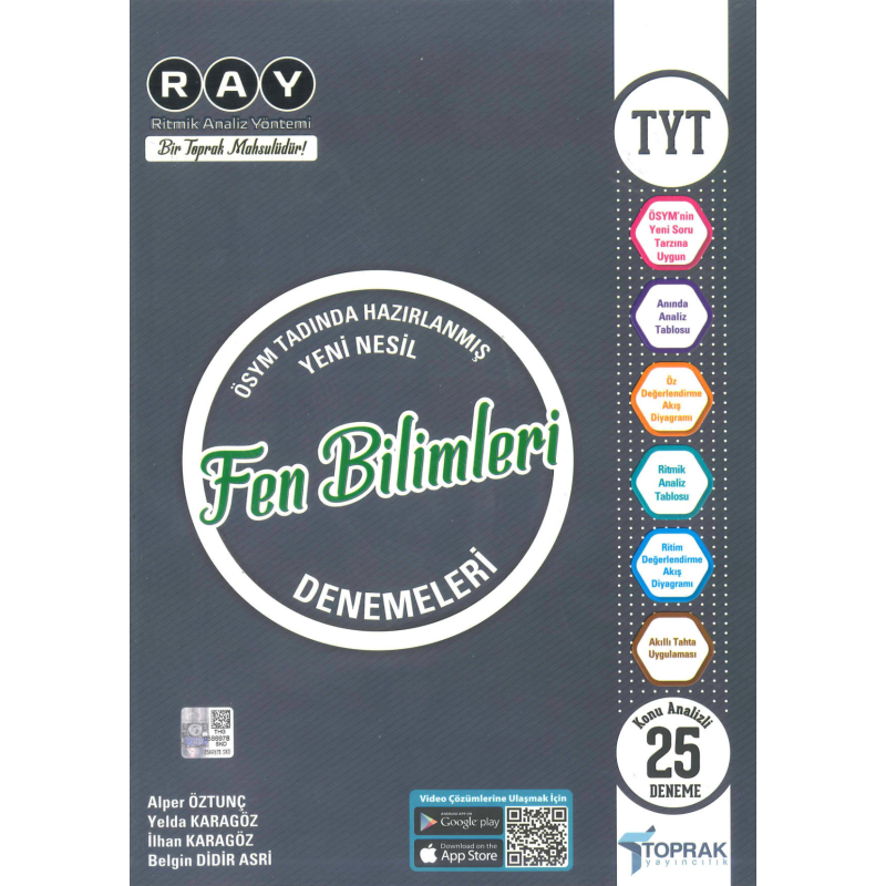 TYT Fen Bilimleri RAY Konu Analizli 25 Deneme