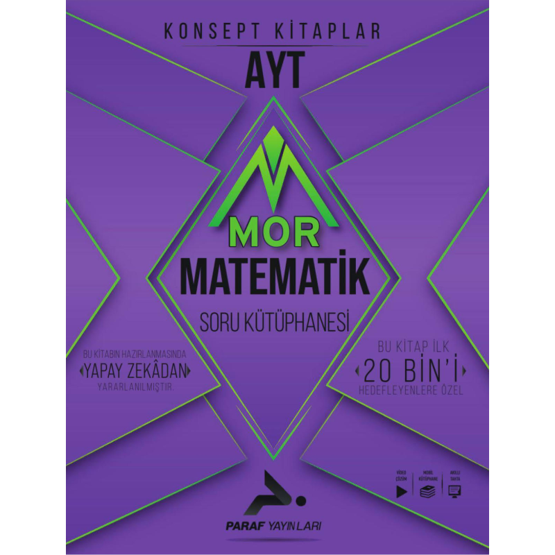 AYT Mor Matematik Soru Kütüphanesi Paraf Yayınları