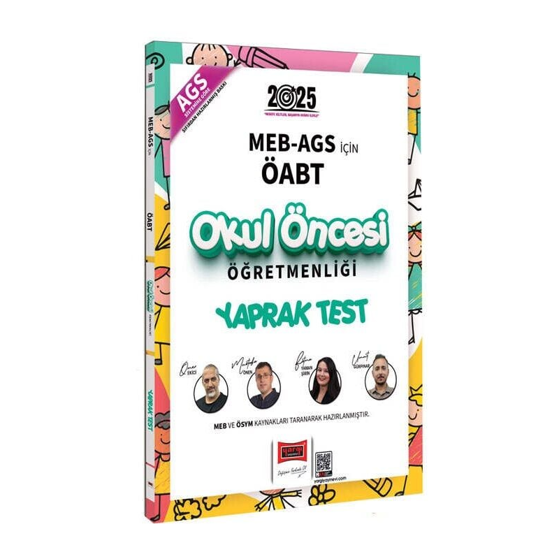 2025 MEB AGS İçin ÖABT Okul Öncesi Öğretmenliği Yaprak Test Yargı Yayınları