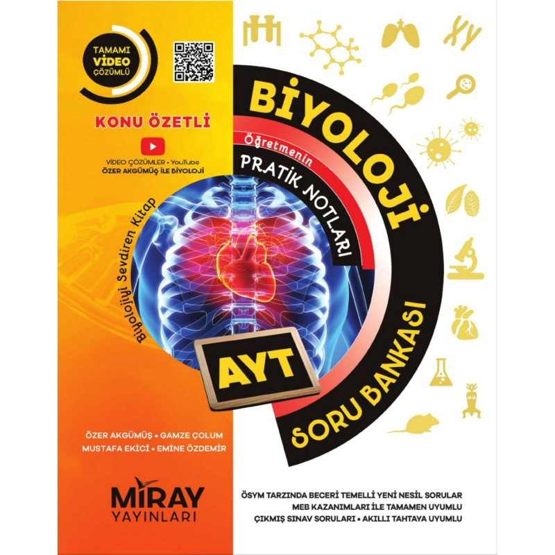 AYT Biyoloji Soru Bankası Miray Yayınları