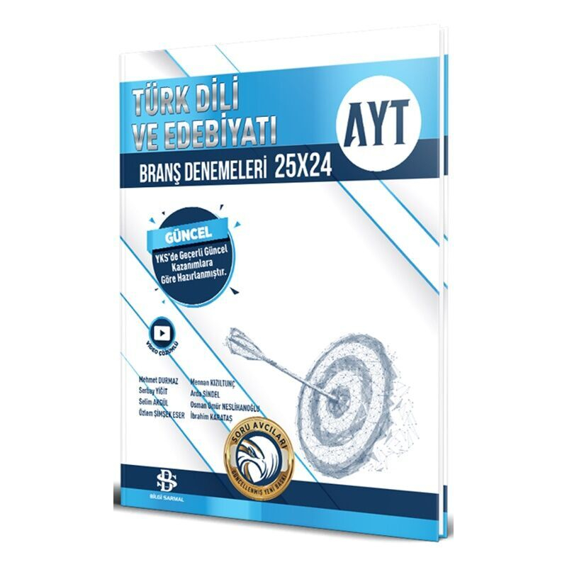 AYT Türk Dili ve Edebiyatı 25 x 24 Branş Denemeleri Bilgi Sarmal Yayınlar