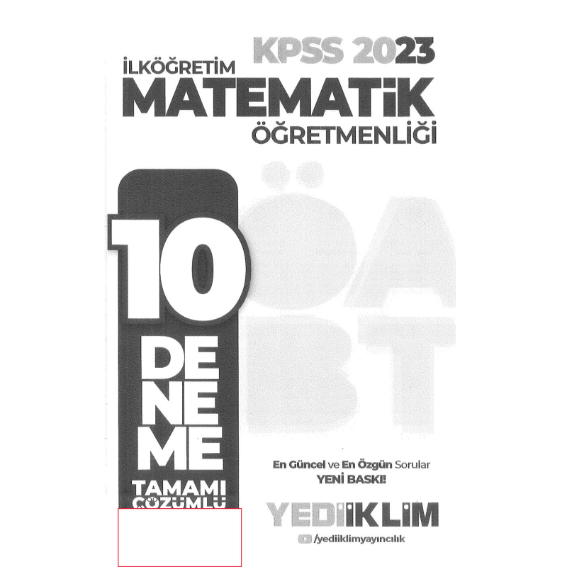 10 DENEME TAMAMI ÇÖZÜMLÜ