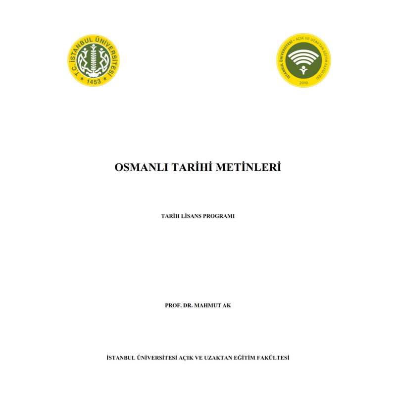 Osmanlı Tarihi Metinleri
