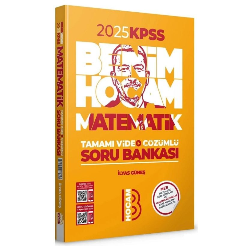 Benim Hocam Yayınları 2025 KPSS Matematik Tamamı Video Çözümlü Soru Bankası