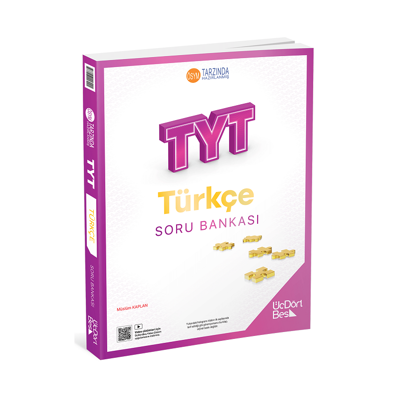 2026 TYT Türkçe Soru Bankası Üç Dört Beş Yayınları