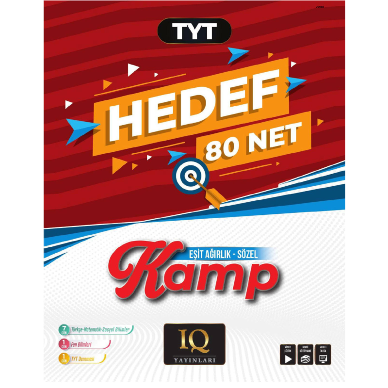 TYT Hedef 80 Eşit Ağırlık Sözel Kamp IQ Yayınları