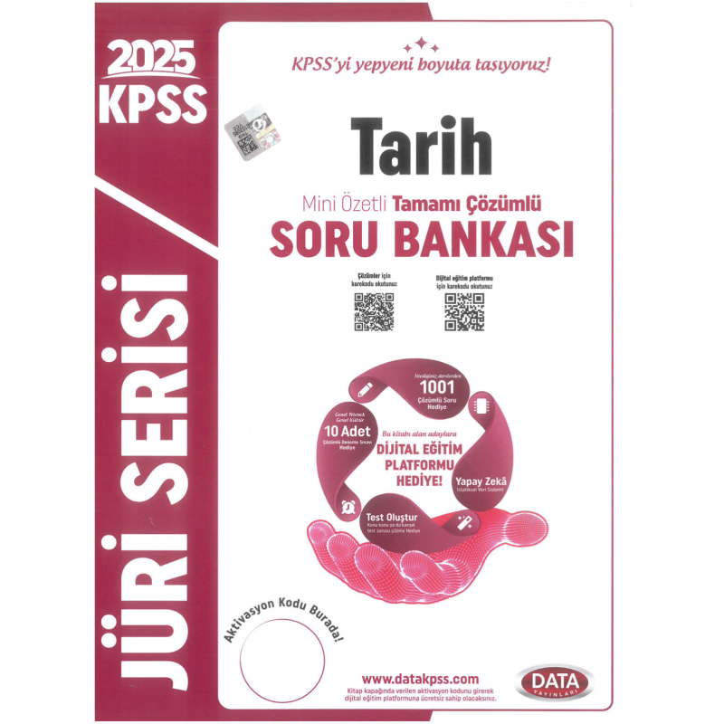 2025 KPSS Jüri Serisi Tarih Mini Özetli Tamamı Çözümlü Soru Bankası Data Yayınları