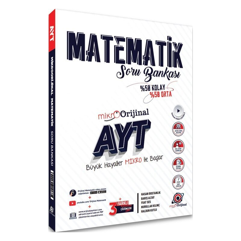 Mikro AYT Matematik Soru Bankası Orijinal Yayınları