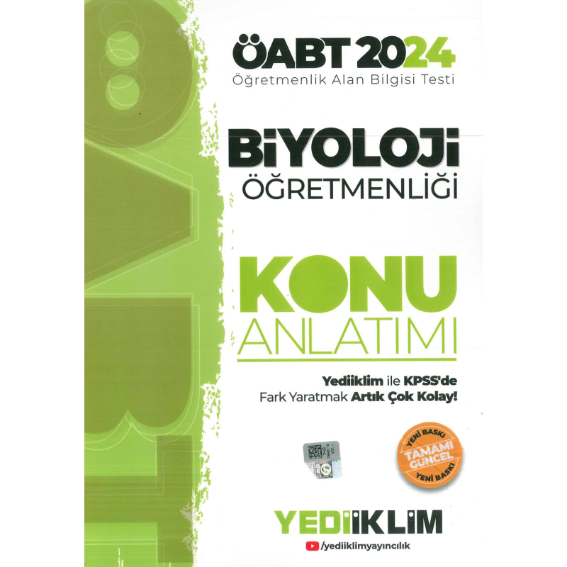 ÖABT BİYOLOJİ ÖĞRETMENLİĞİ KONU ANLATIMI