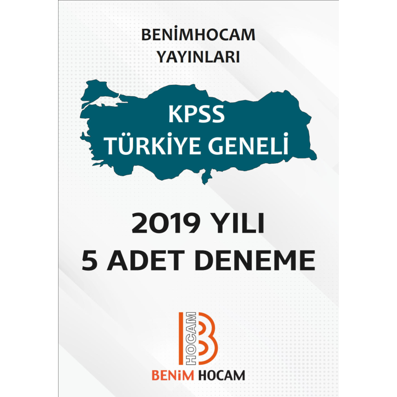 BENİM HOCAM 5 ADET DENEME