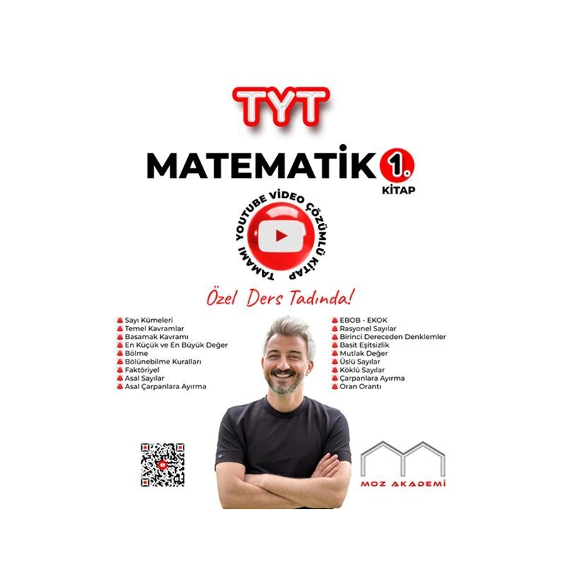 Moz Akademi TYT Matematik 1. Kitap Tamamı Çözümlü Soru Bankası
