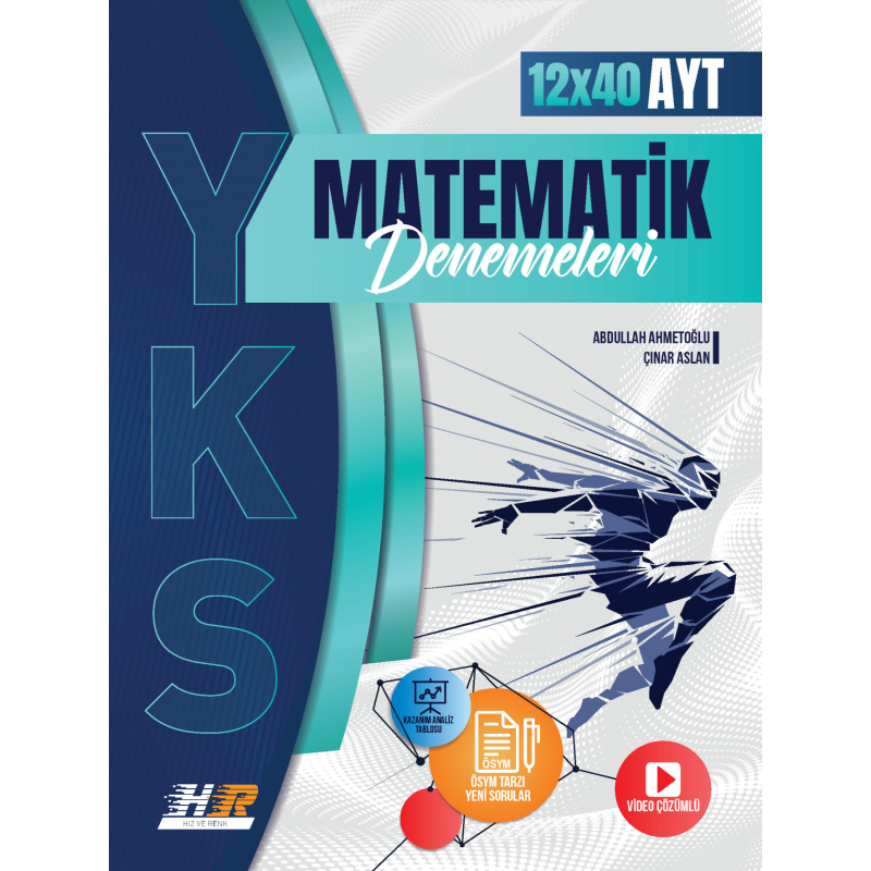 AYT Matematik 12 x 40 Denemeleri Hız ve Renk Yayınları