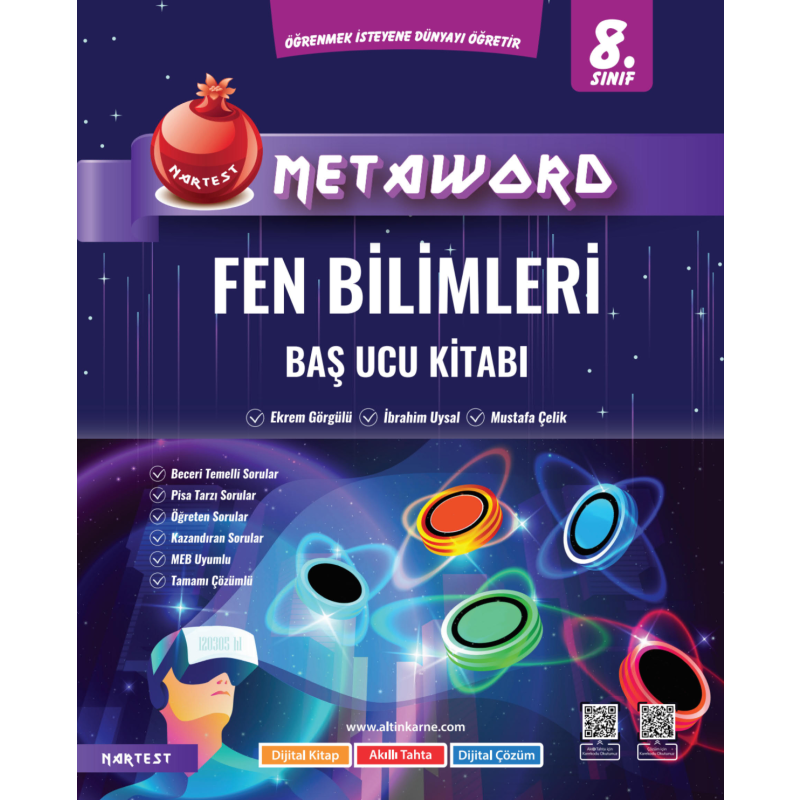 8. Sınıf Fen Bilimleri Metaword Baş Ucu Kitabı Nartest Yayınları