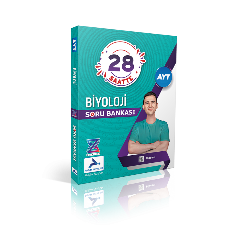 Z Takımı AYT 28 Saatte Biyoloji Soru Bankası Paraf Yayınları