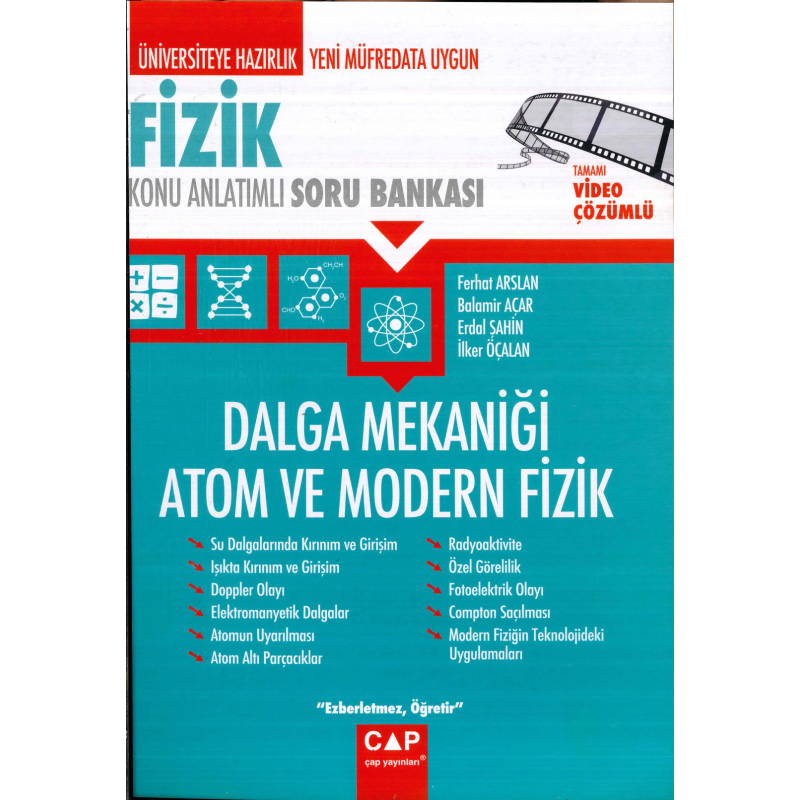 TYT-AYT FİZİK DALGA MEKANİĞİ ATOM VE MODERN FİZİK ANLATIMLI SORU BANKASI
