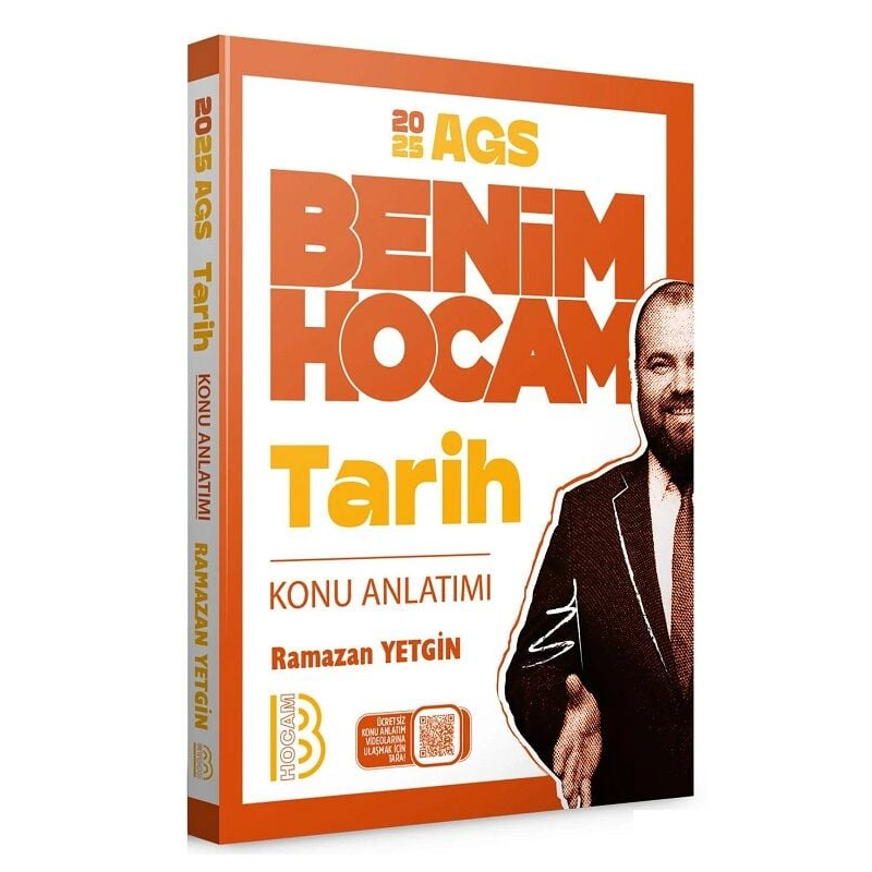 2025 MEB-AGS Tarih Konu Anlatımı Ramazan Yetgin Benim Hocam Yayınları