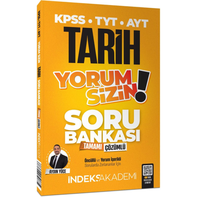 KPSS TYT AYT Tarih Yorum Sizin Soru Bankası Çözümlü İndeks Akademi Yayıncılık