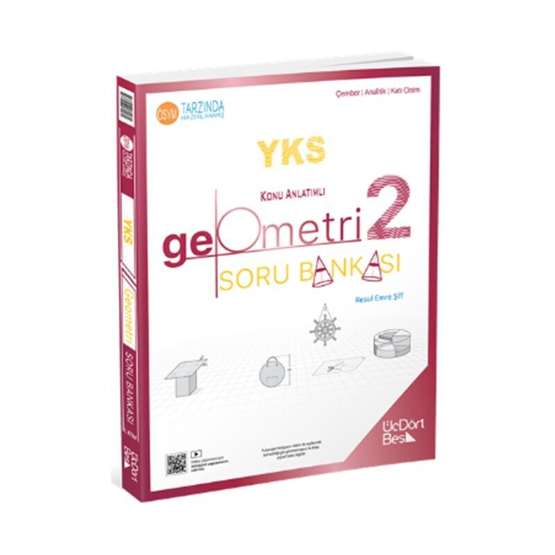 YKS Geometri Konu Anlatımlı Soru Bankası 2. Kitap ÜçDörtBeş Yayınları