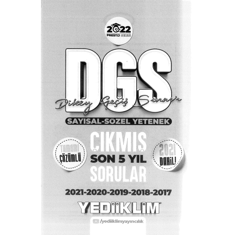 DGS SAYISAL SÖZEL YETENEK SON 5 YIL ÇIKMIŞ SORULAR ÇÖZÜMLÜ