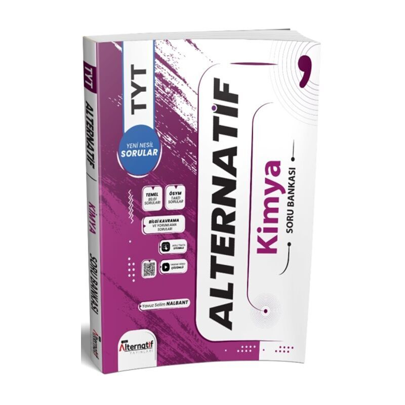 Alternatif Yayınları TYT Kimya Alternatif Soru Bankası
