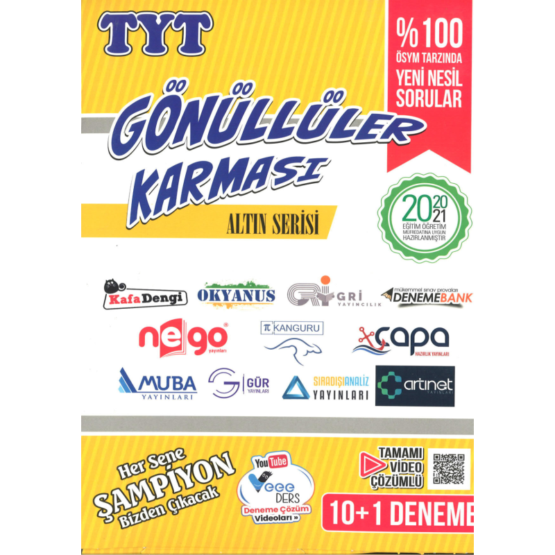 TYT Deneme Altın Serisi 10+1