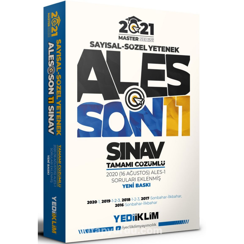 ALES SON 11 SINAV TAMAMI ÇÖZÜMLÜ