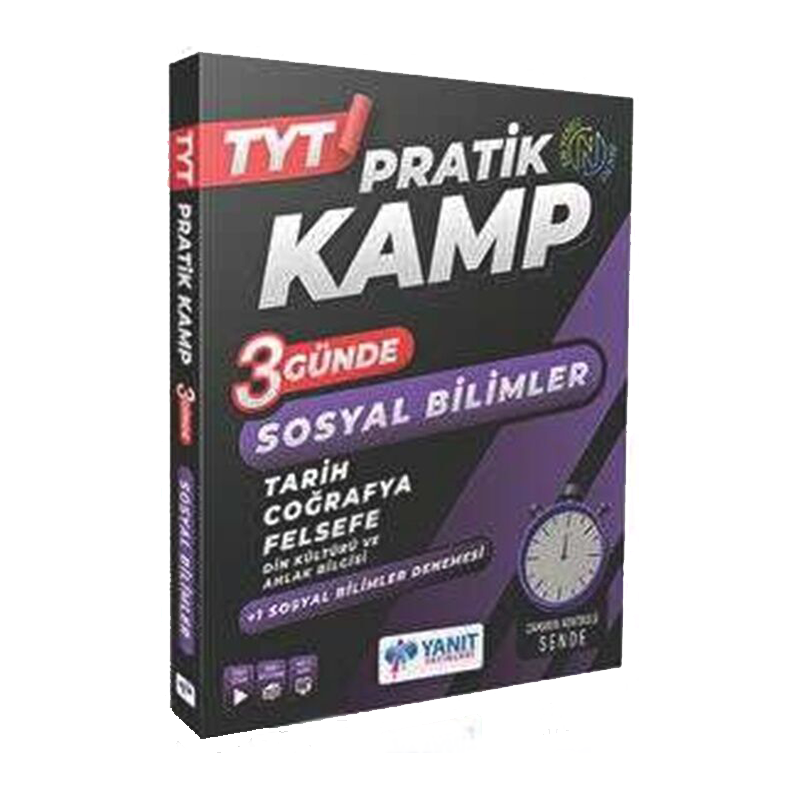 TYT Pratik Kamp 3 Günde Sosyal Bilimler Yanıt Yayınları