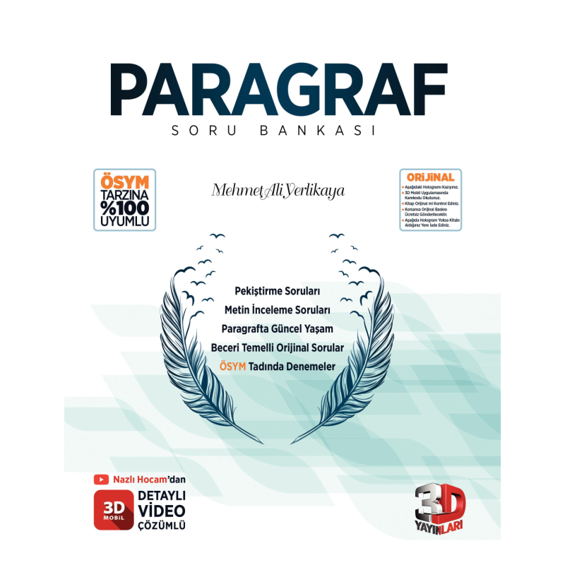 3D Paragraf Soru Bankası