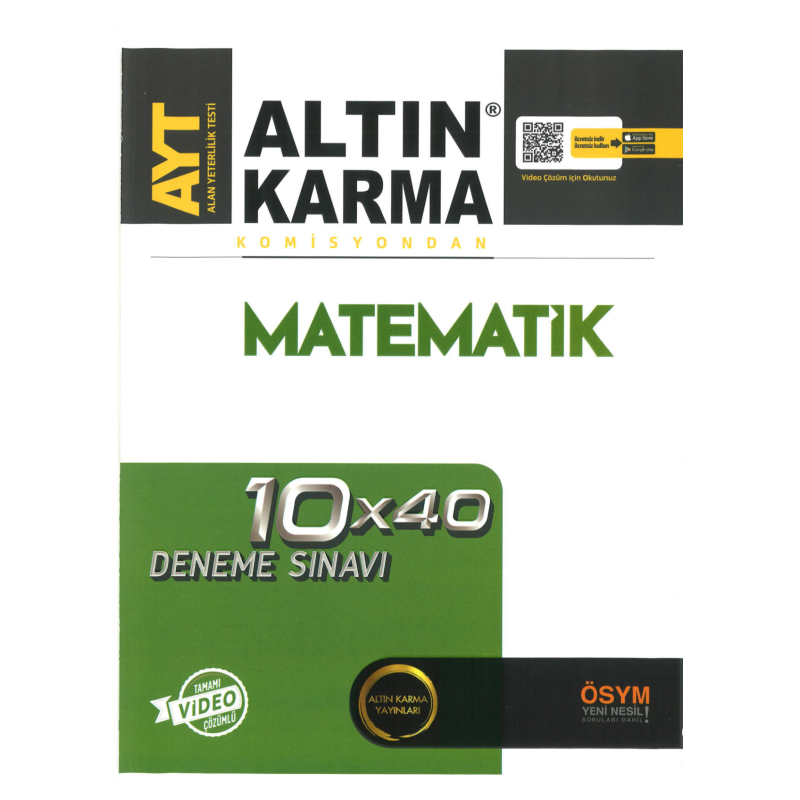 AYT Matematik 10x40 Deneme Sınavı