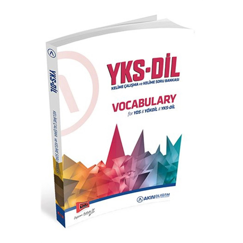 YKSDİL Vocabulary Kelime Çalışma ve Kelime Soru Bankası Akın Dil Yargı Yayınları