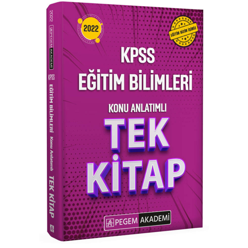 2022 KPSS Eğitim Bilimleri Konu Anlatımlı Tek Kitap