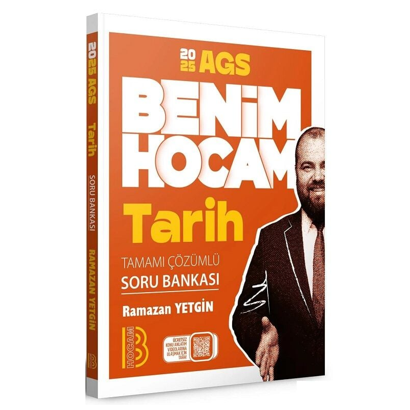 2025 MEB-AGS Tarih Soru Bankası Çözümlü Benim Hocam Yayınları