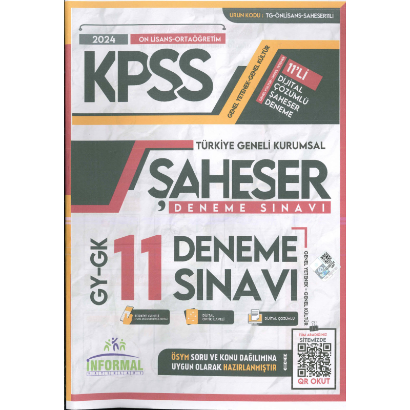 ŞAHESER 11 DENEME SINAVI KARA KUTU
