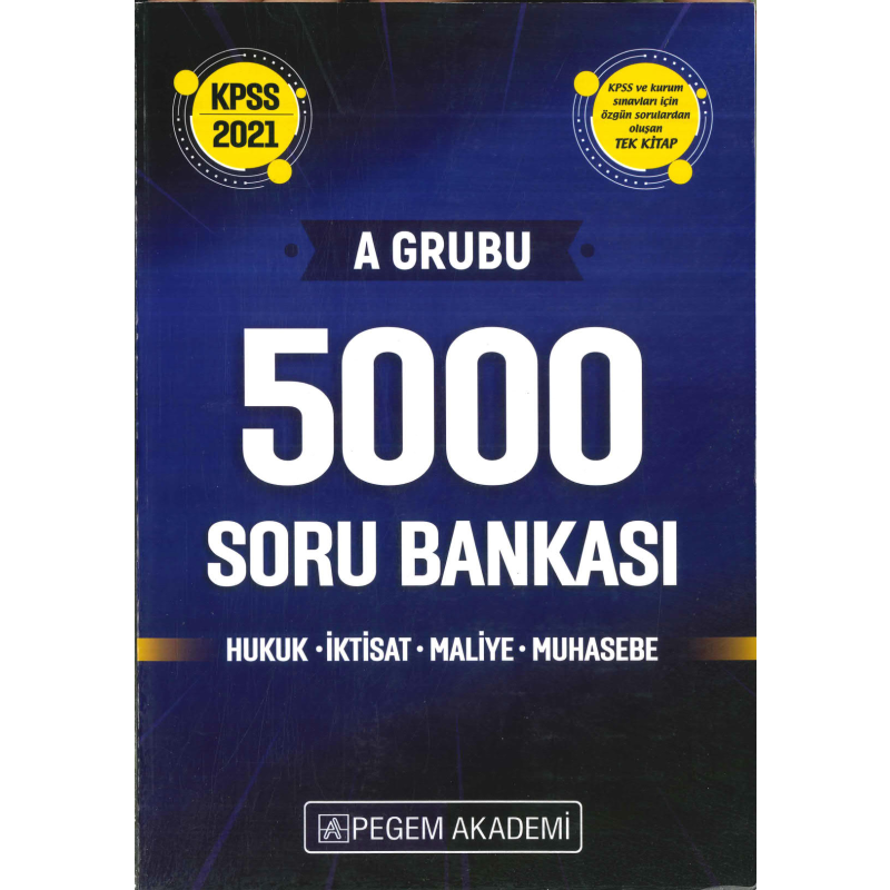 5000 HUKUK İKTİSAT MALİYE MUHASEBE SORU BANKASI