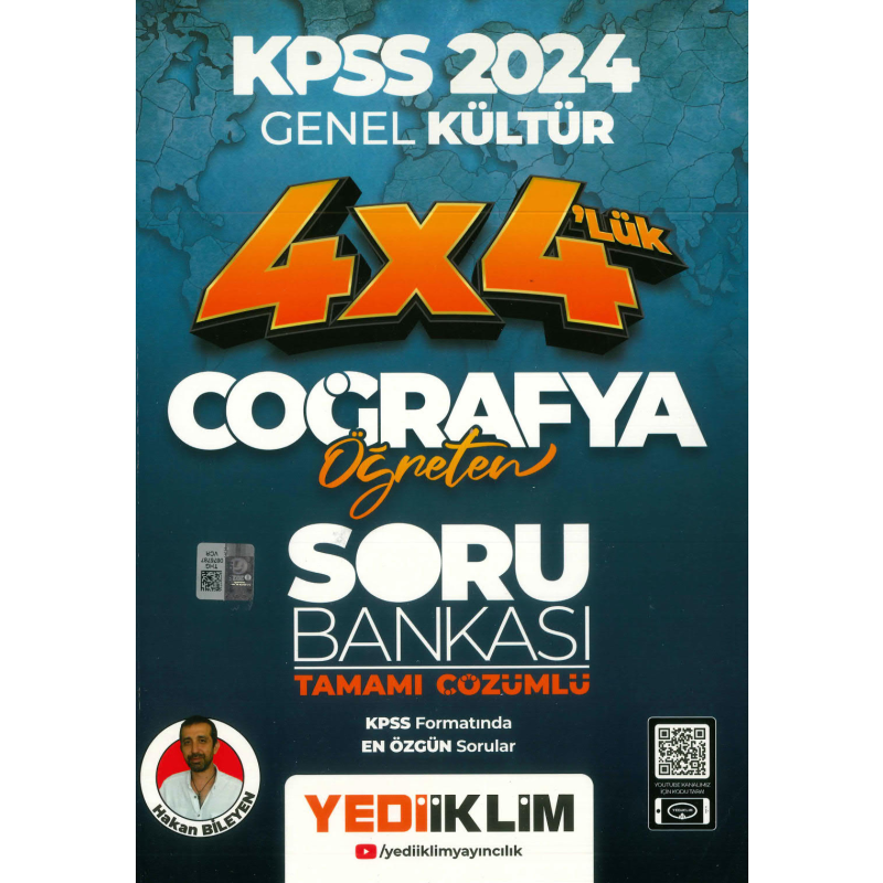 4X4'LÜK COĞRAFYA ÖĞRETEN SORU BANKASI TAMAMI ÇÖZÜMLÜ
